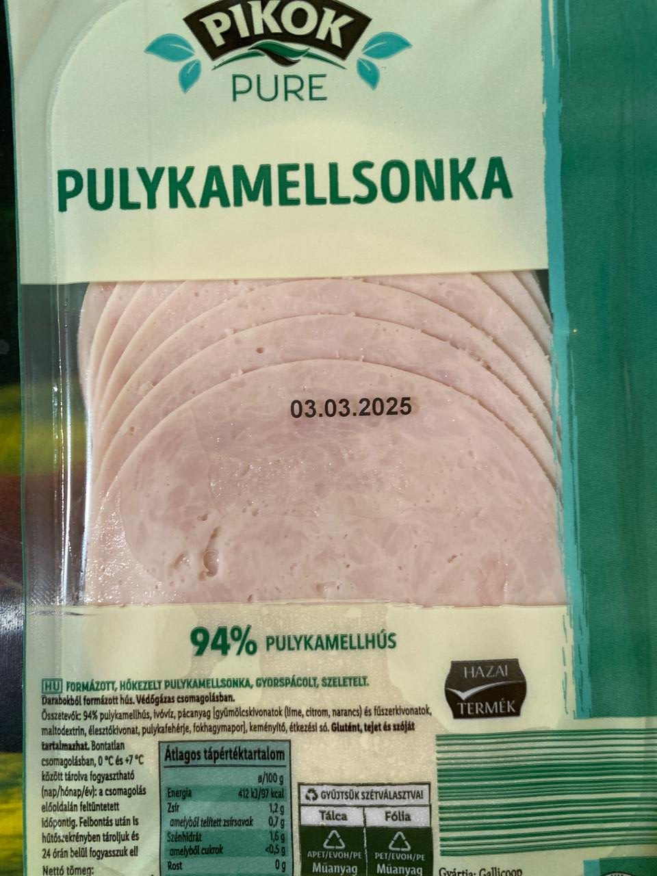 Képek - Pulykamell sonka Pikok pure