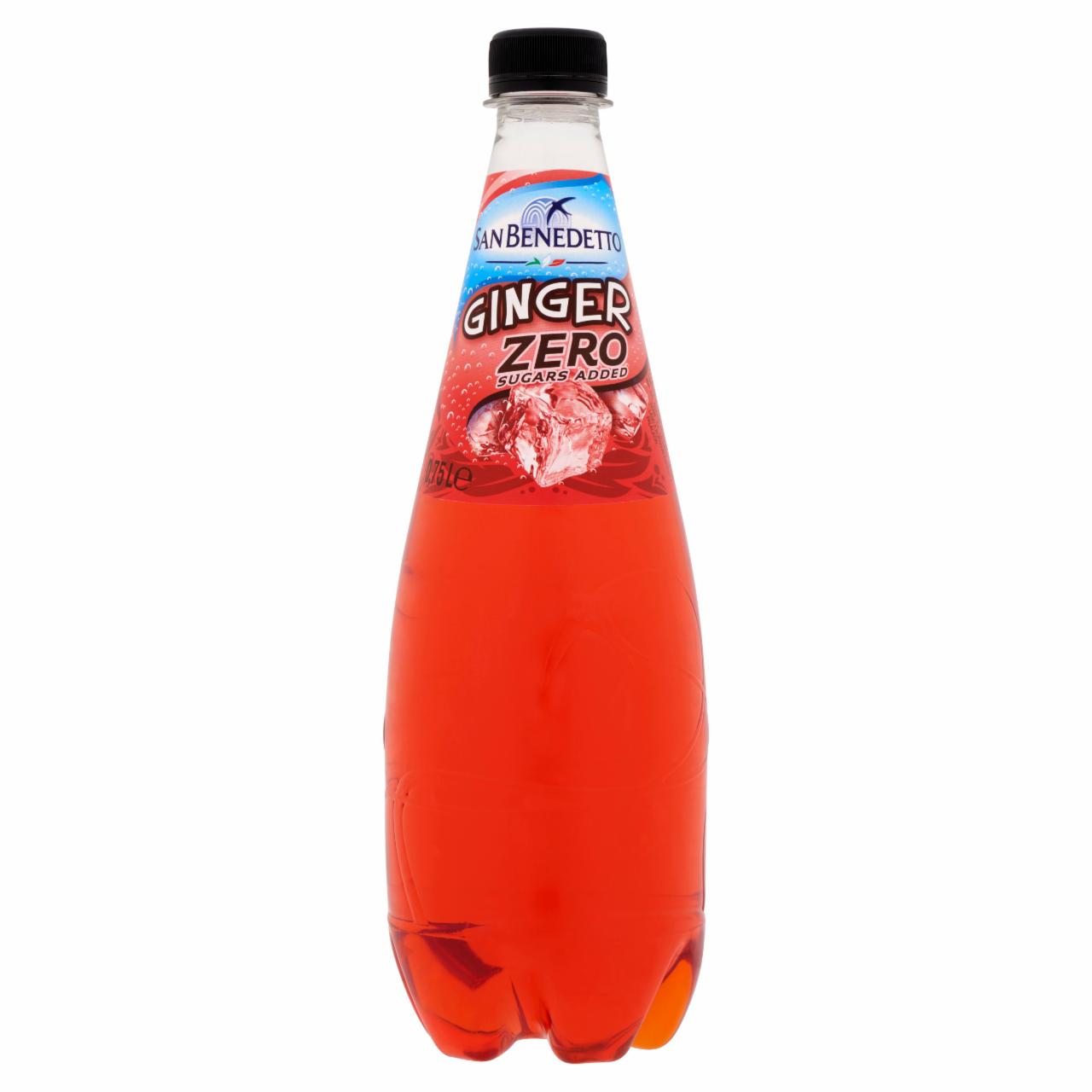 Képek - San Benedetto Ginger Zero cukormentes szénsavas üdítőital édesítőszerekkel 0,75 l