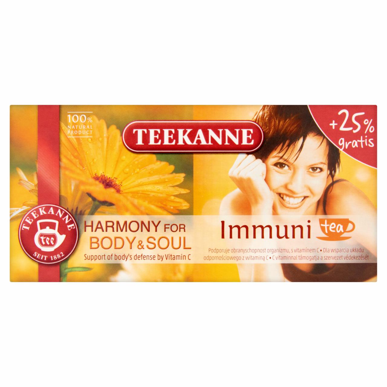 Képek - Teekanne Harmony for Body & Soul Immuni Tea herbatea C vitaminnal 20 filter 40 g