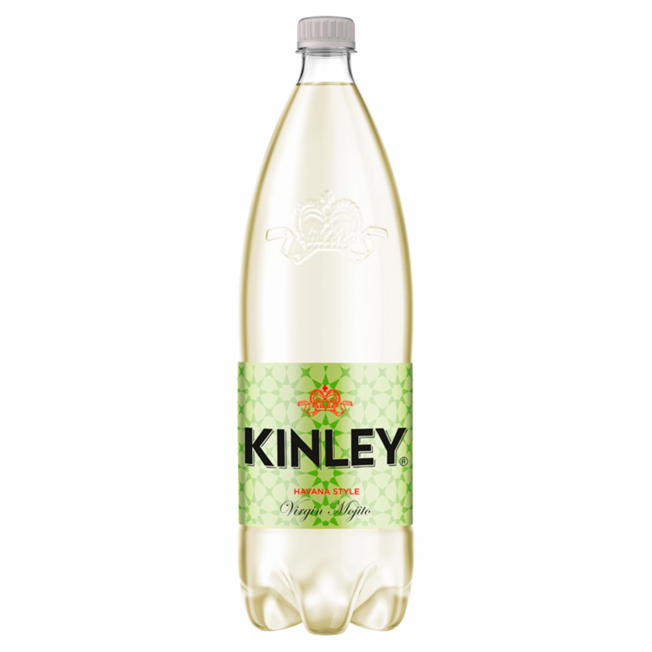 Képek - Kinley Virgin Mojito lime és menta ízű szénsavas üdítőital cukorral és édesítőszerekkel 1,5 l