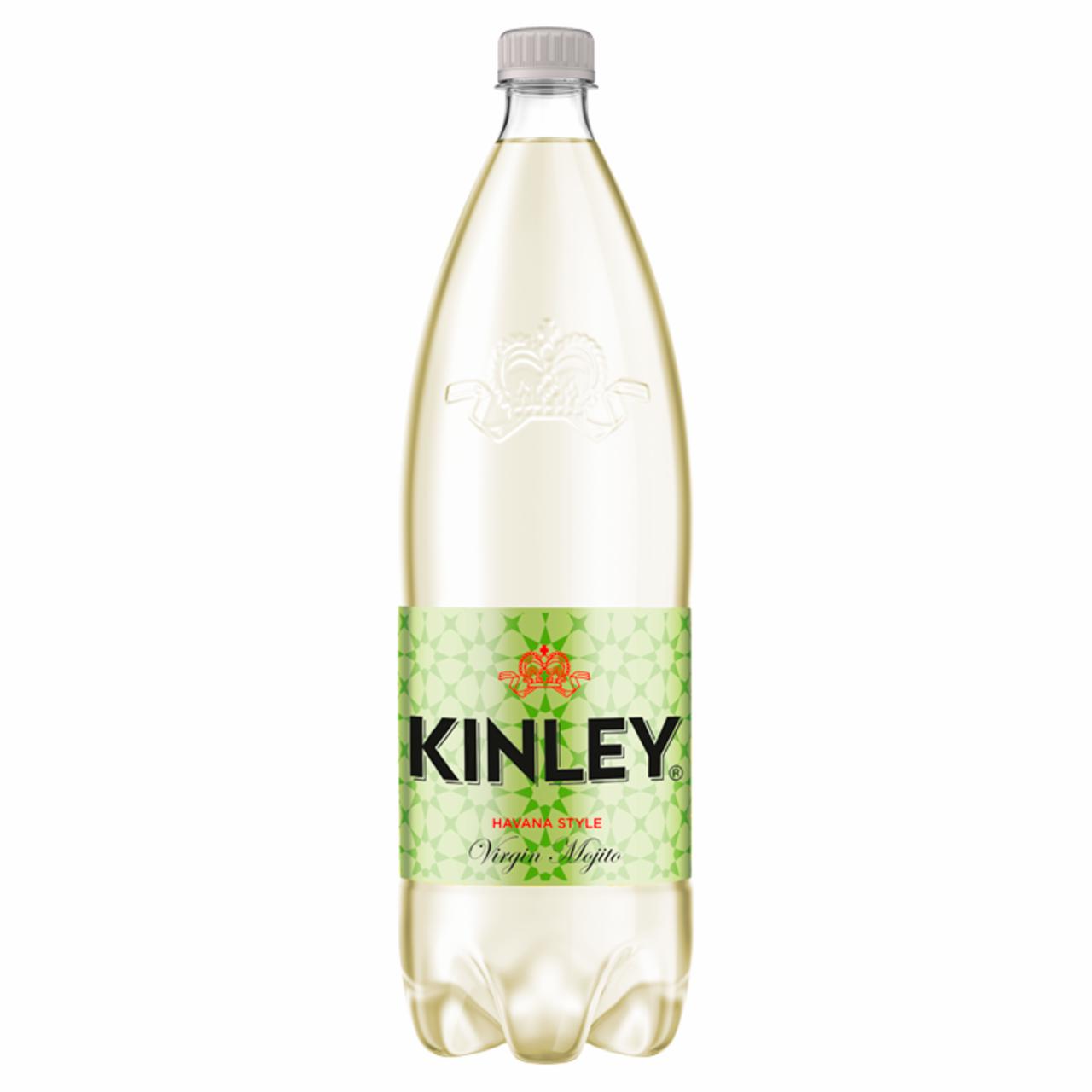 Képek - Kinley Virgin Mojito lime és menta ízű szénsavas üdítőital cukorral és édesítőszerekkel 1,5 l