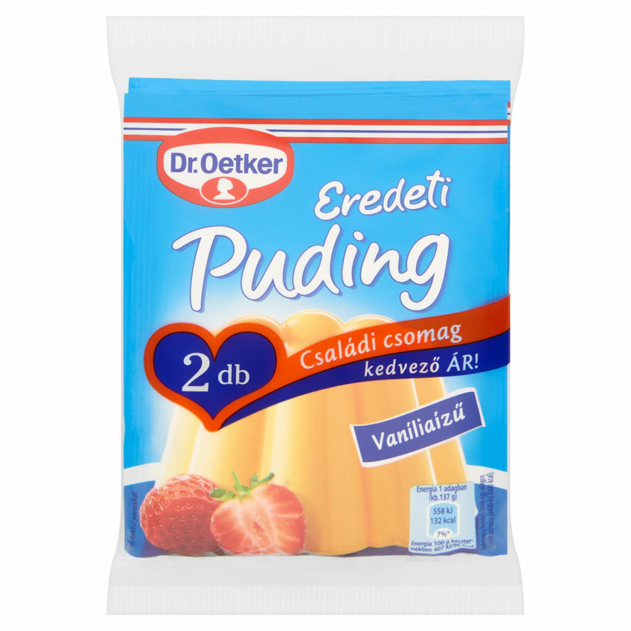 Képek - Dr. Oetker Eredeti Puding vaníliaízű pudingpor 2 x 40 g