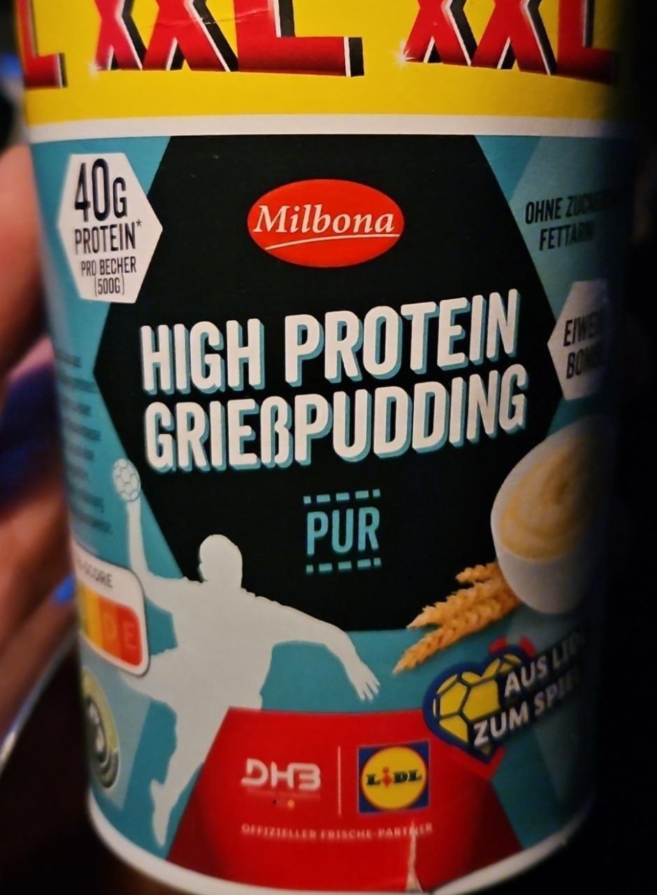 Képek - High protein grießpuding Pur Milbona