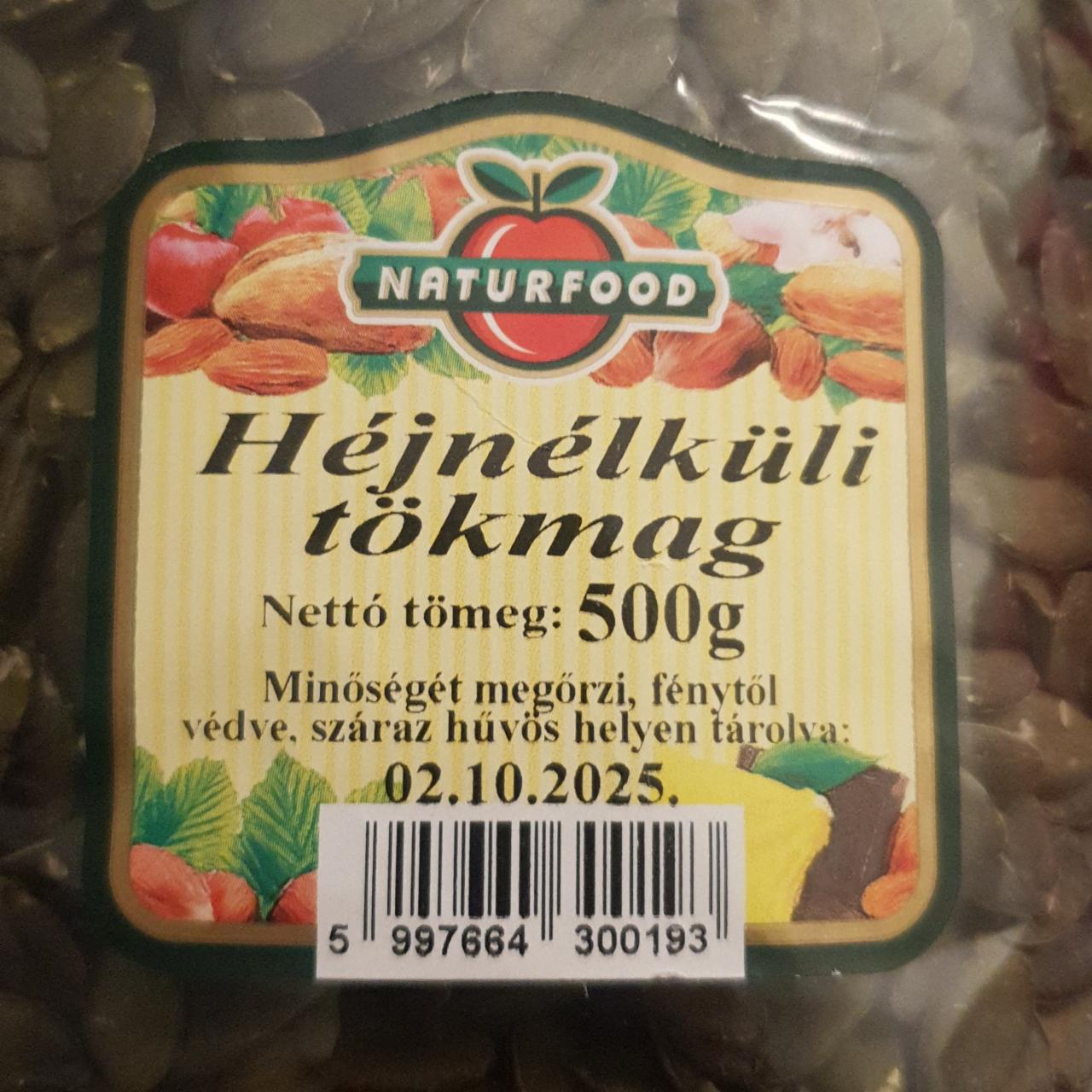 Képek - Héjnélküli tökmag NATURFOOD