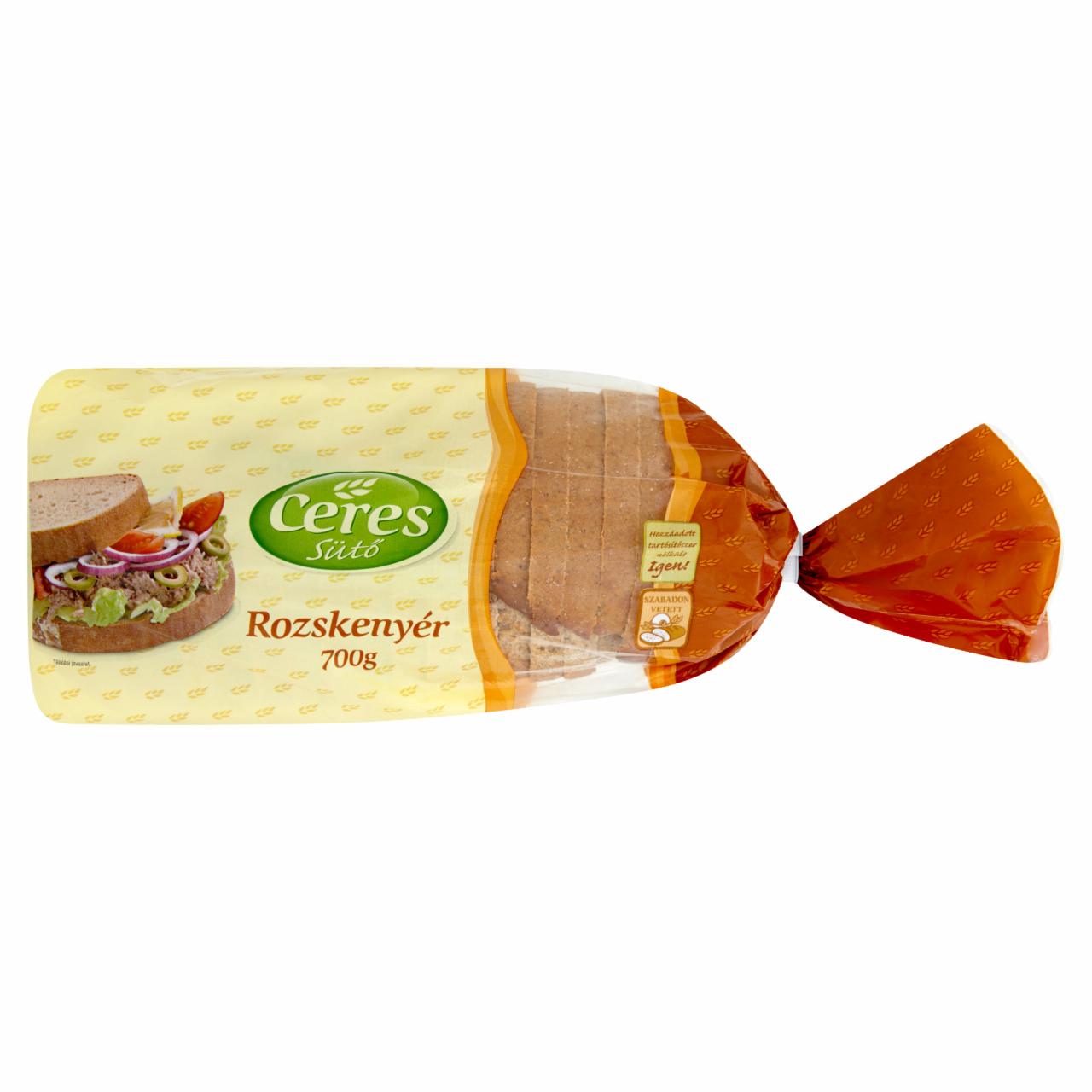 Képek - Ceres Sütő rozskenyér 700 g