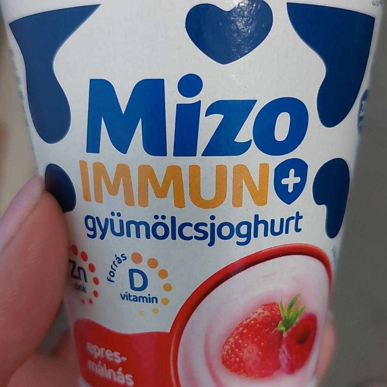 Képek - Immun+ gyümölcsjoghurt Epres-málnás Mizo