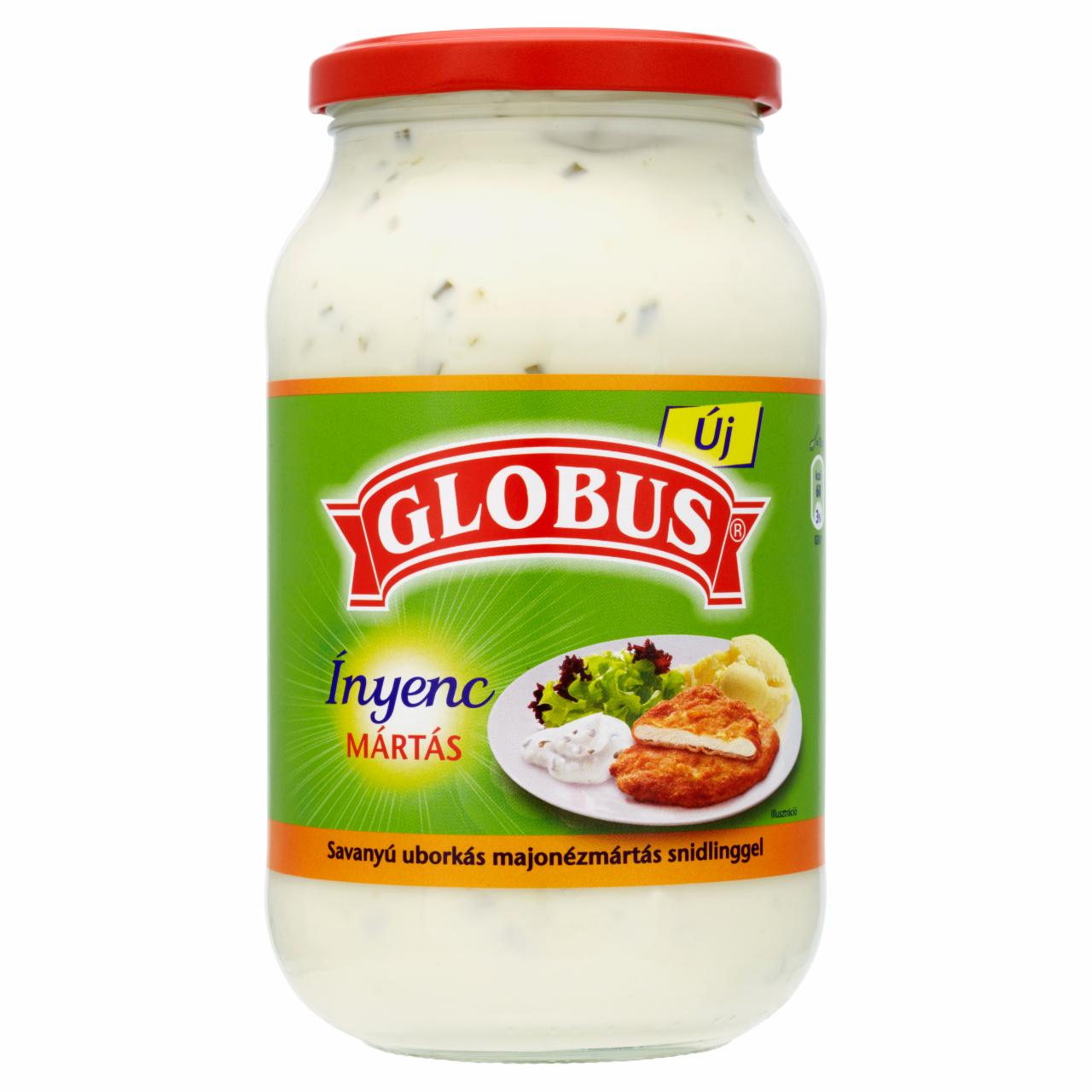 Képek - Globus Ínyenc Mártás savanyú uborkás majonézmártás snidlinggel 656 g