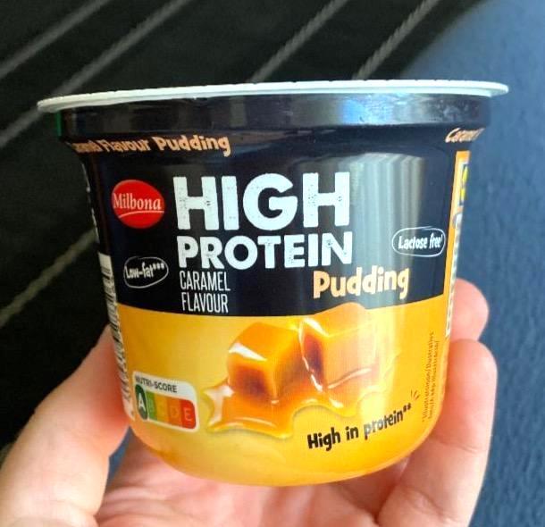 Képek - High protein puding caramel Milbona