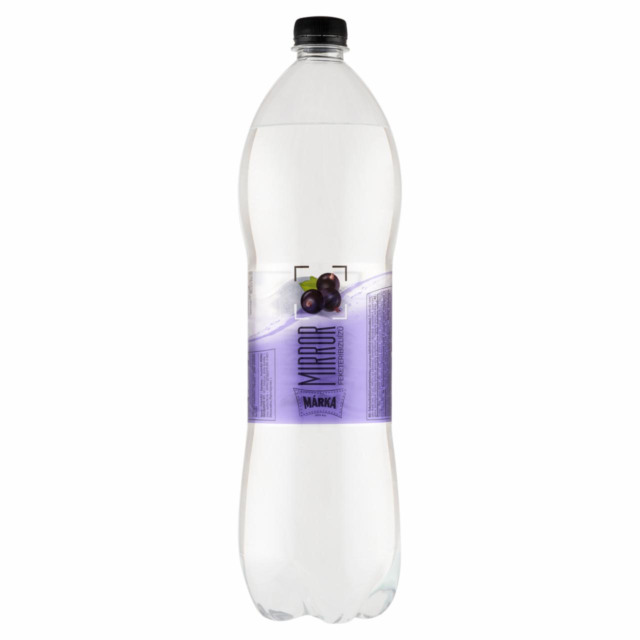 Képek - Márka Mirror feketeribizliízű energiamentes szénsavas üdítőital édesítőszerekkel 1,5 l