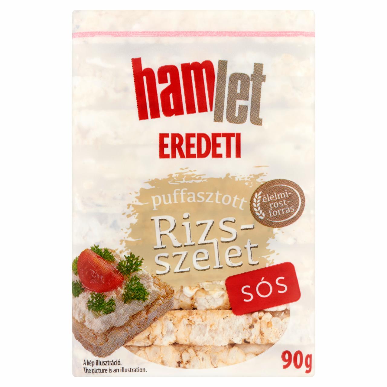 Képek - Ham-let Eredeti sós puffasztott rizsszelet 90 g