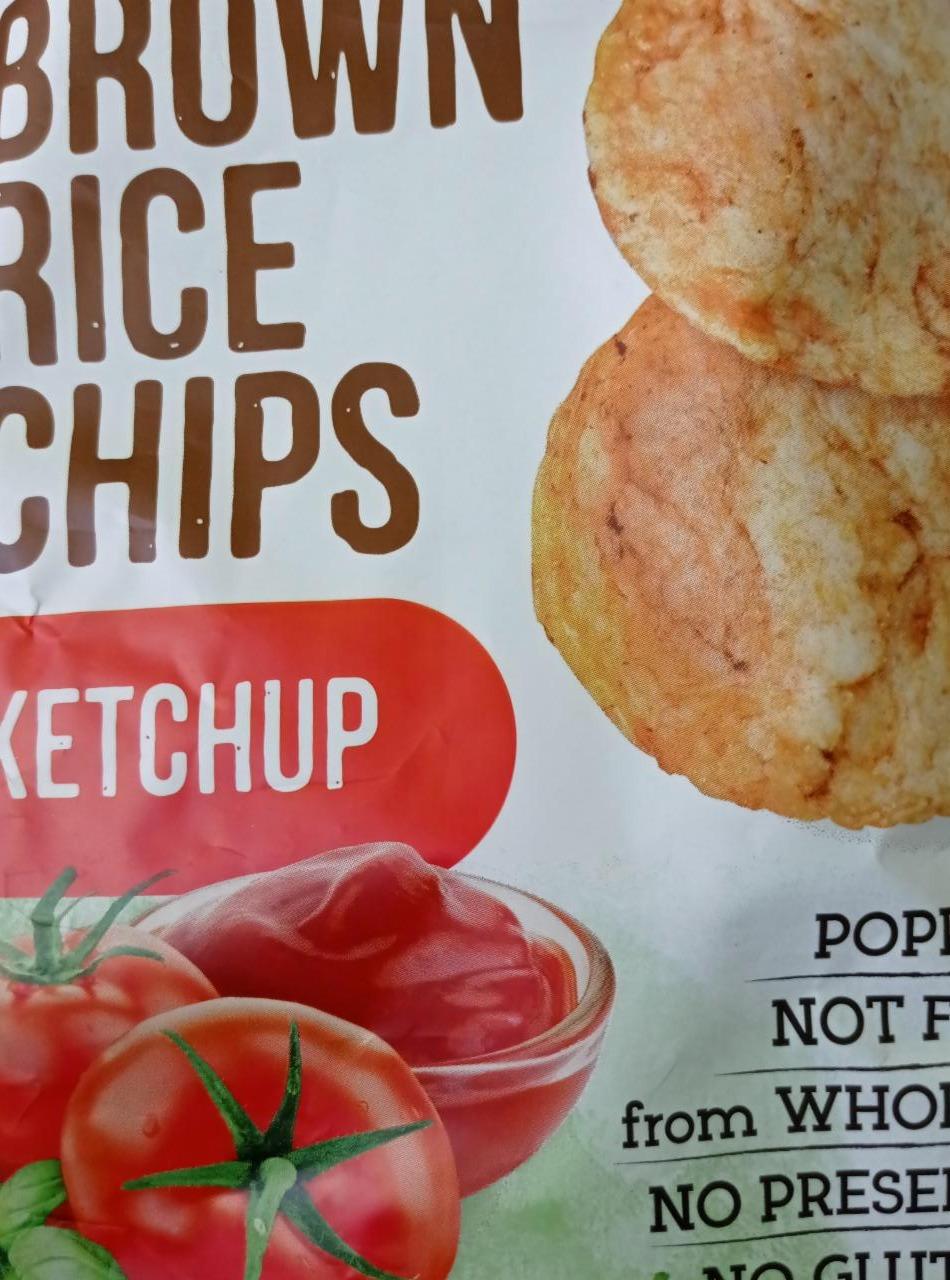 Képek - Brown rice chips ketchup ízesítéssel Rice Up