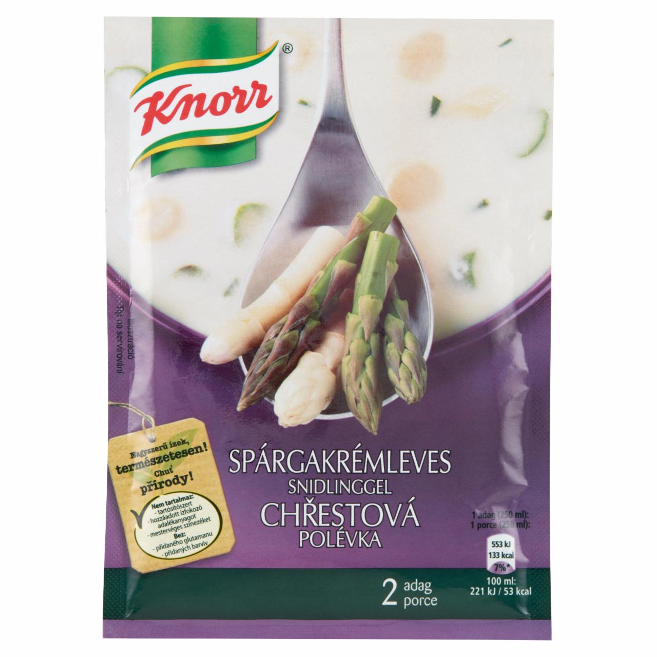 Képek - Knorr spárgakrémleves snidlinggel 55 g