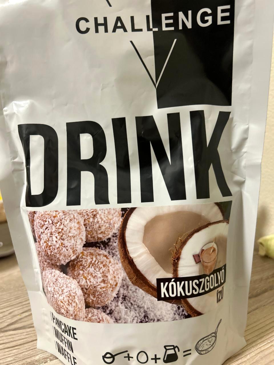 Képek - Challenge Drink Kókuszgolyó ízű