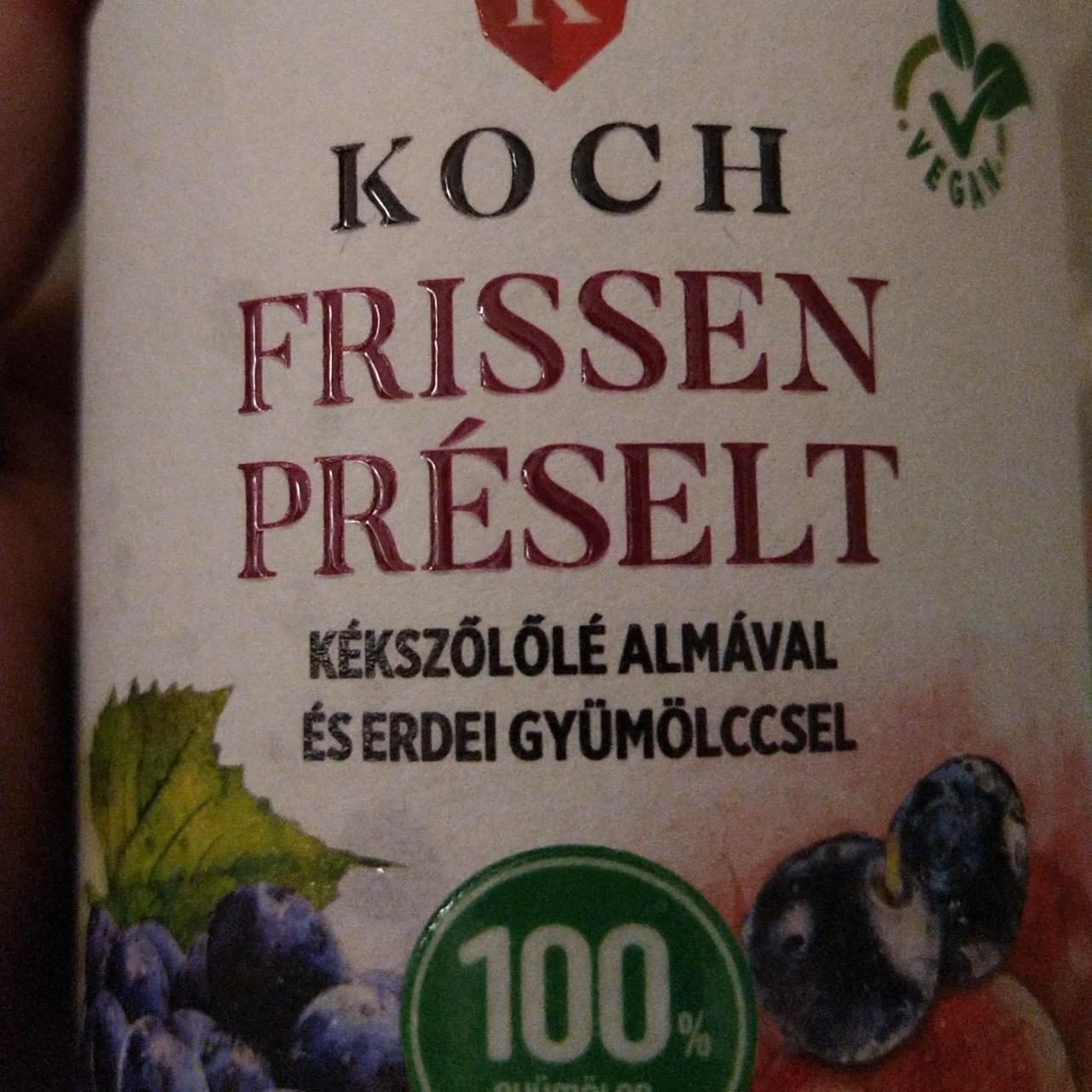 Képek - Koch frissen préselt kékszőlőlé almával és erdei gyümölccsel 330 ml