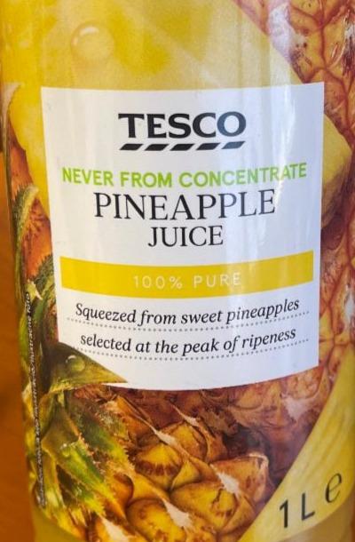 Képek - Pineapple Juice 100% pure Tesco