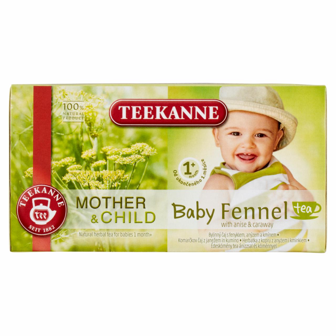 Képek - Teekanne Mother & Child Baby édeskömény tea ánizzsal és köménnyel 20 filter 36 g