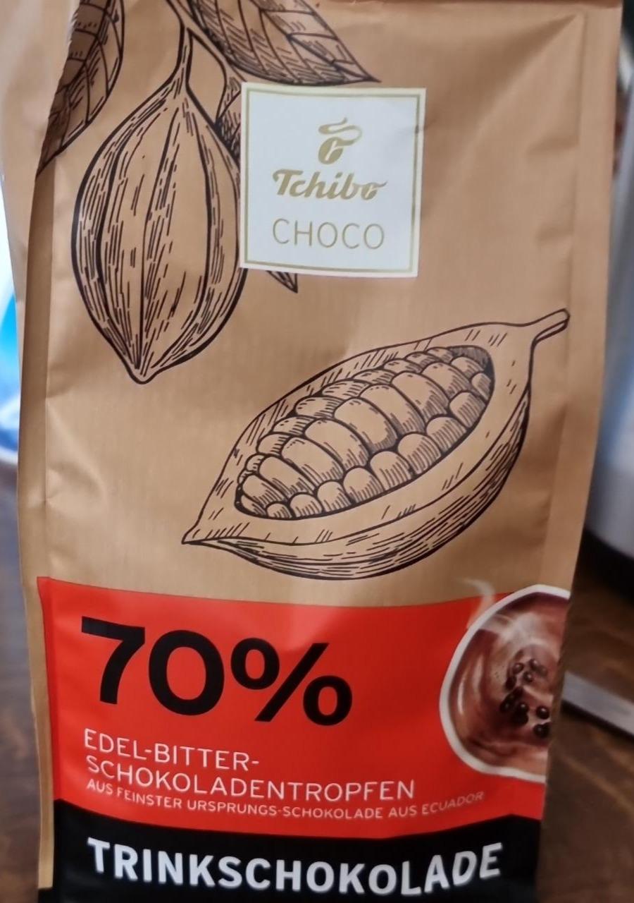 Képek - 70% Edel-Bitter-Schokoladentropfen Trinkschokolade Tchibo choco
