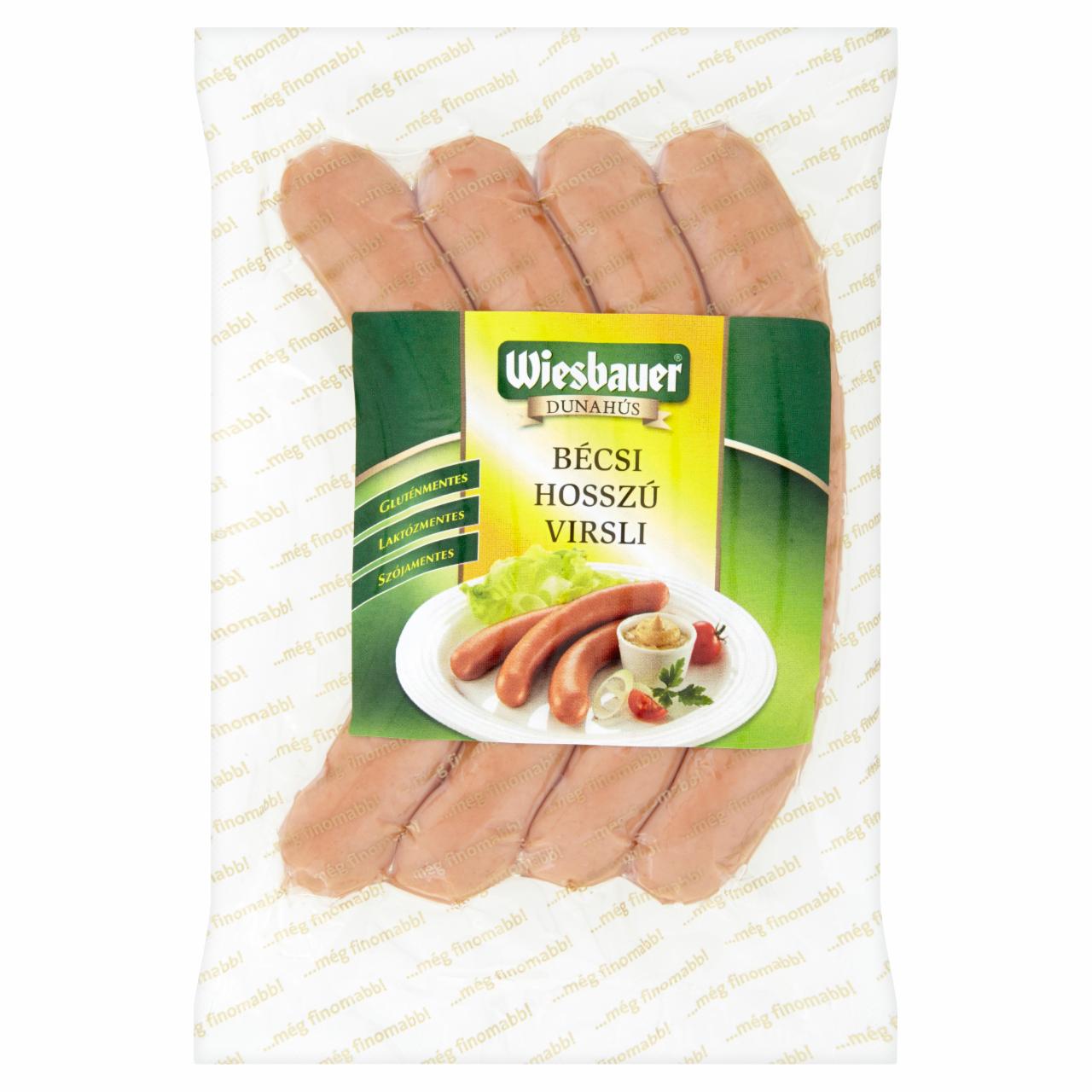 Képek - Wiesbauer bécsi hosszú sertésvirsli 250 g