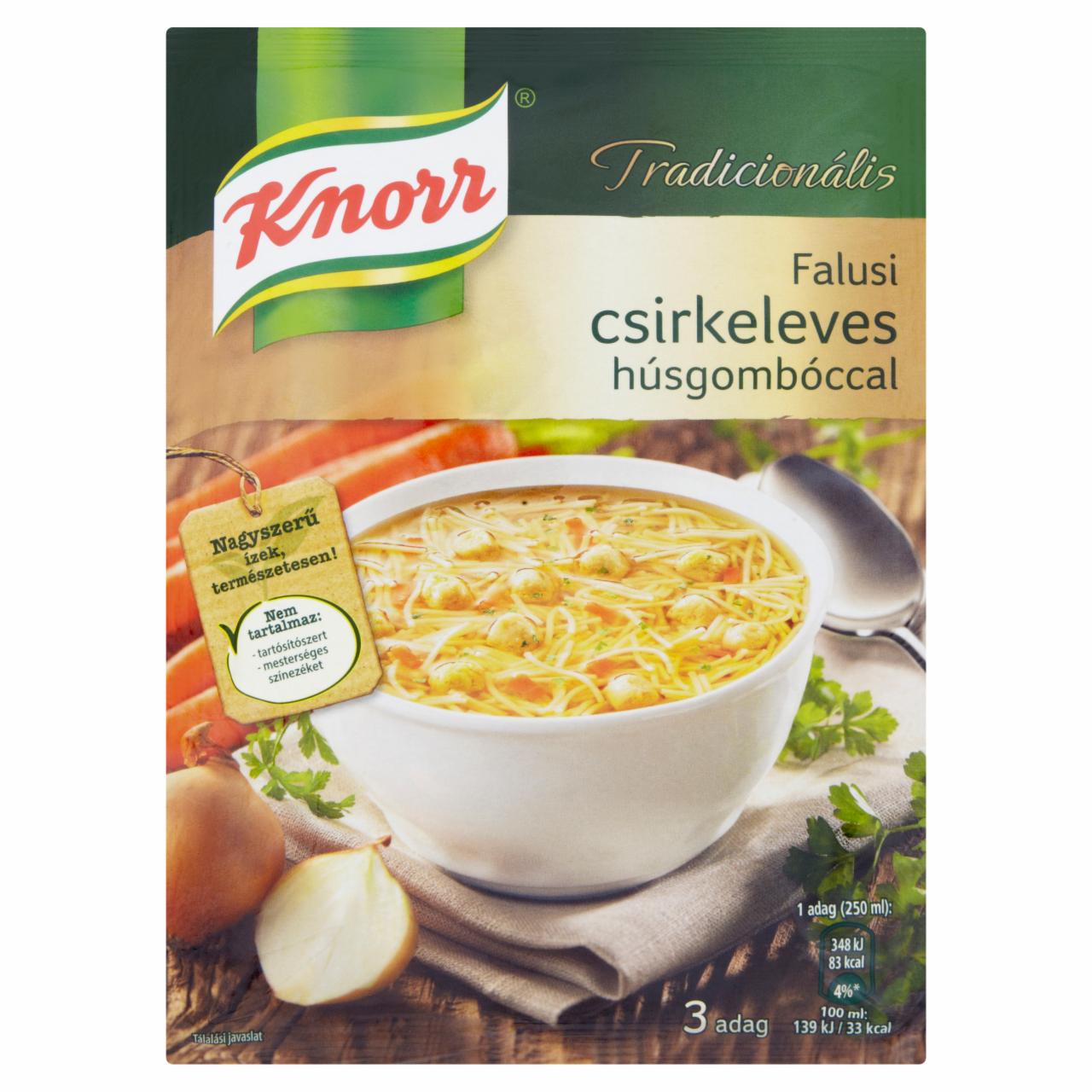 Képek - Knorr Tradicionális falusi csirkeleves húsgombóccal 66 g