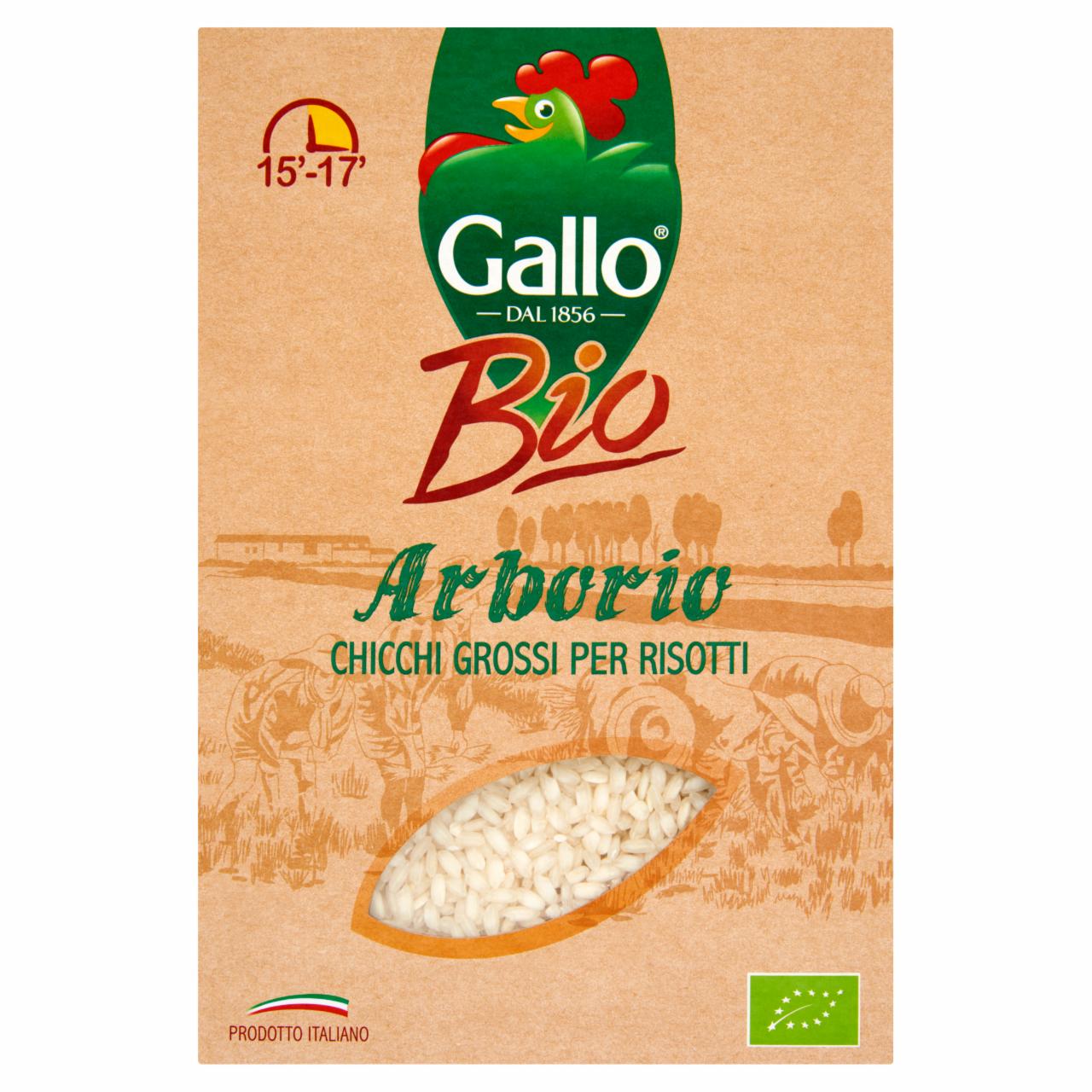 Képek - Gallo BIO Arborio olasz rizs 500 g