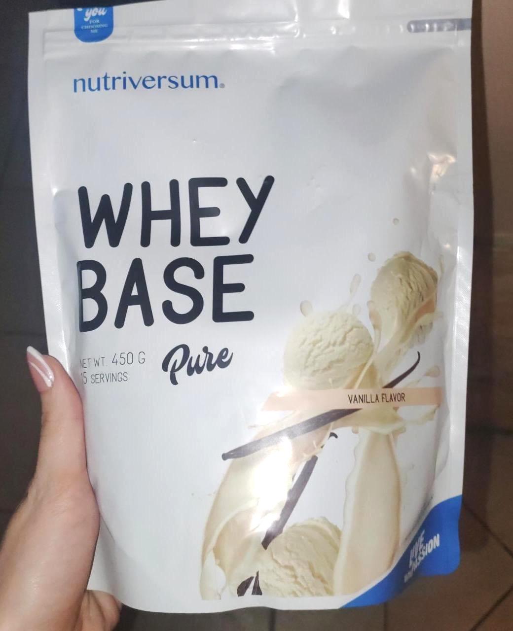 Képek - Whey base pure Vanilla Nutriversum