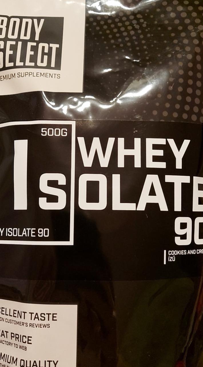 Képek - Whey isolate 90 fehérje Cookies & cream Body select