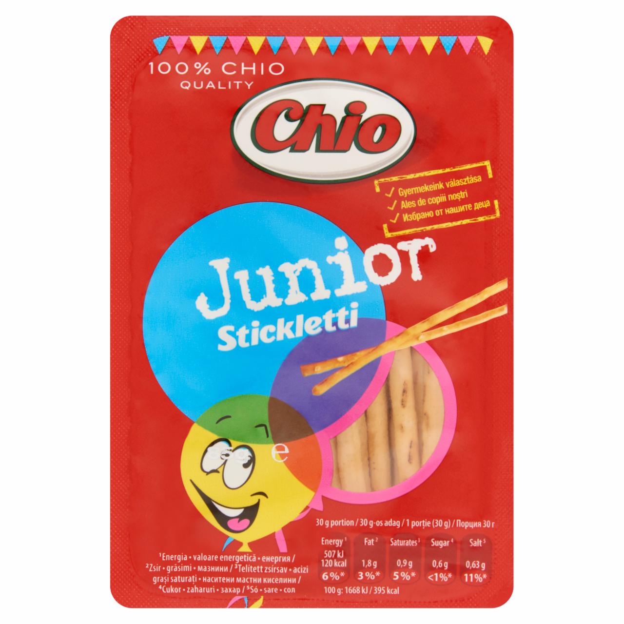 Képek - Chio Junior Stickletti sóspálcika 85 g
