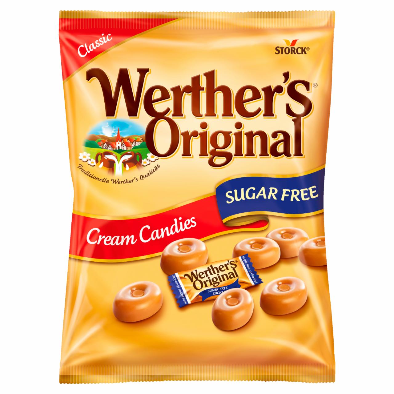 Képek - Werther's Original cukormentes tejszínes töltetlen keménycukorka édesítőszerekkel 70 g