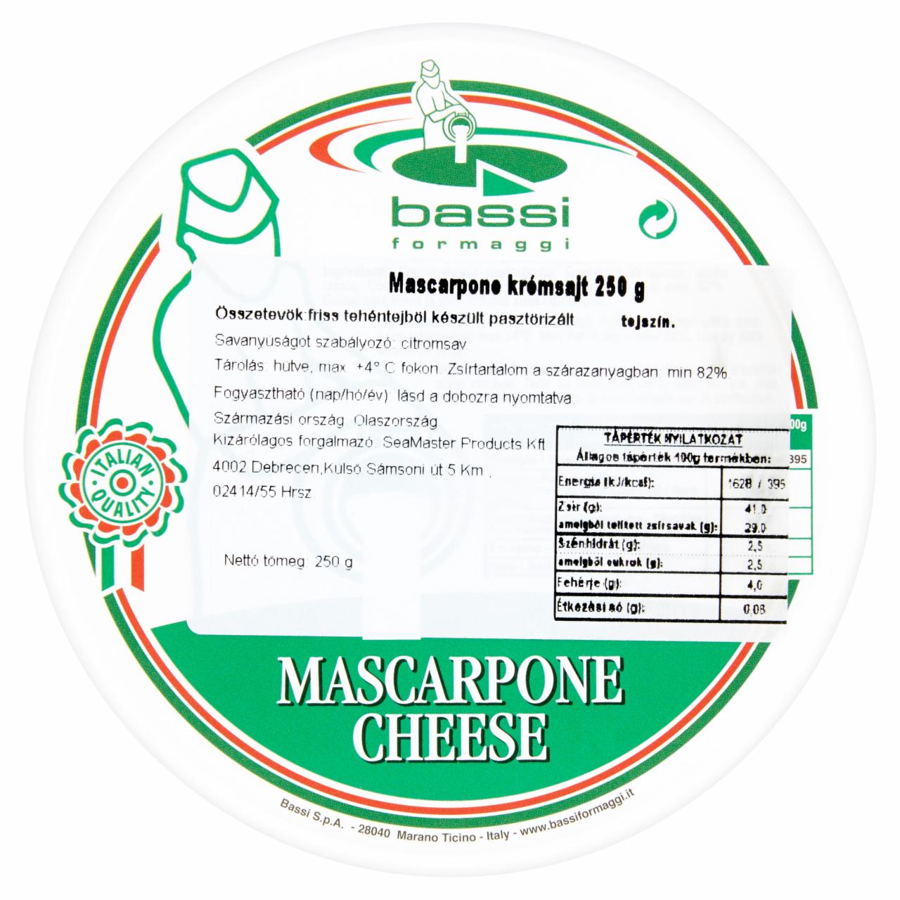 Képek - Bassi Formaggi mascarpone krémsajt 250 g