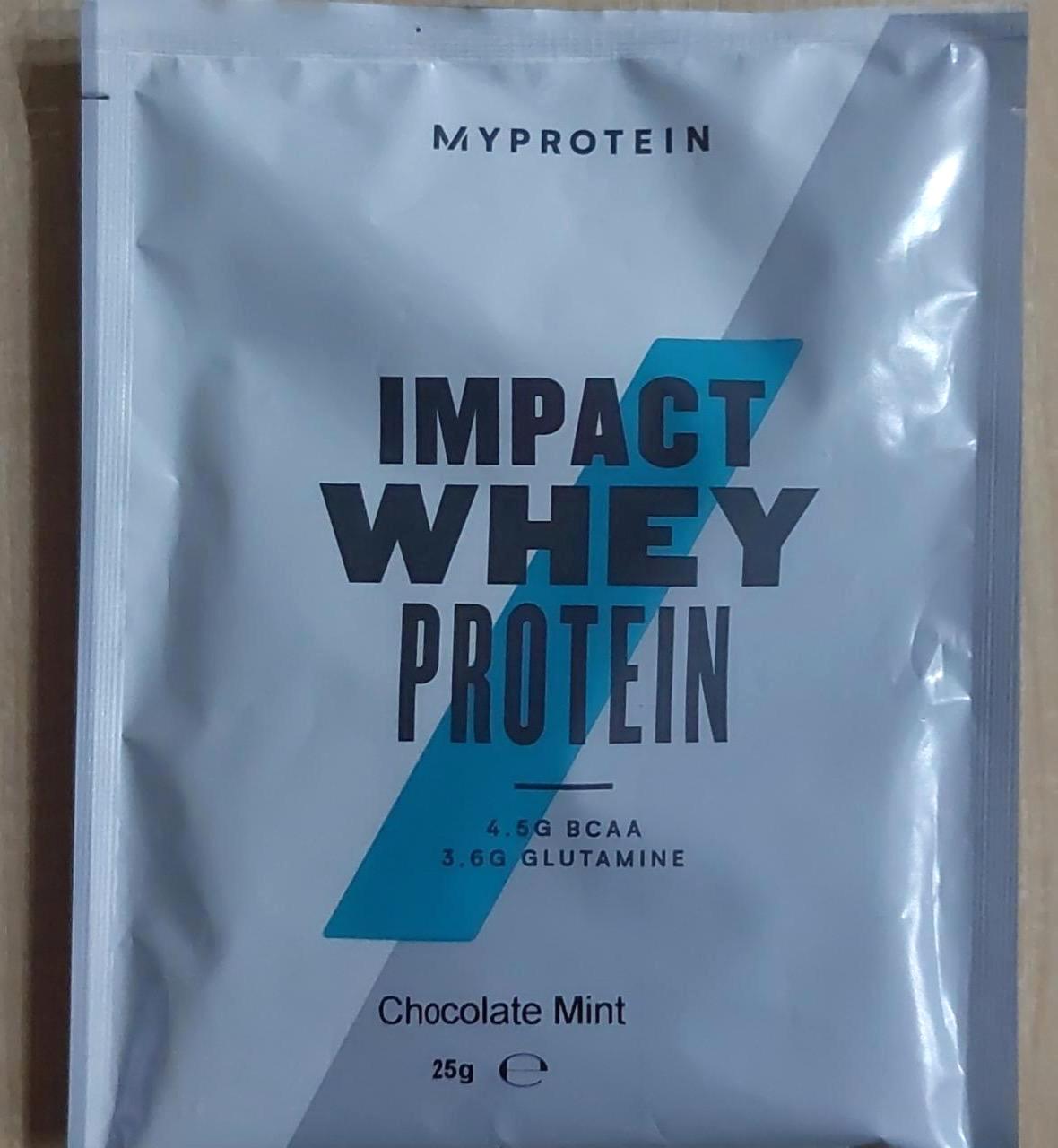 Képek - Impact whey protein Chocolate mint MyProtein