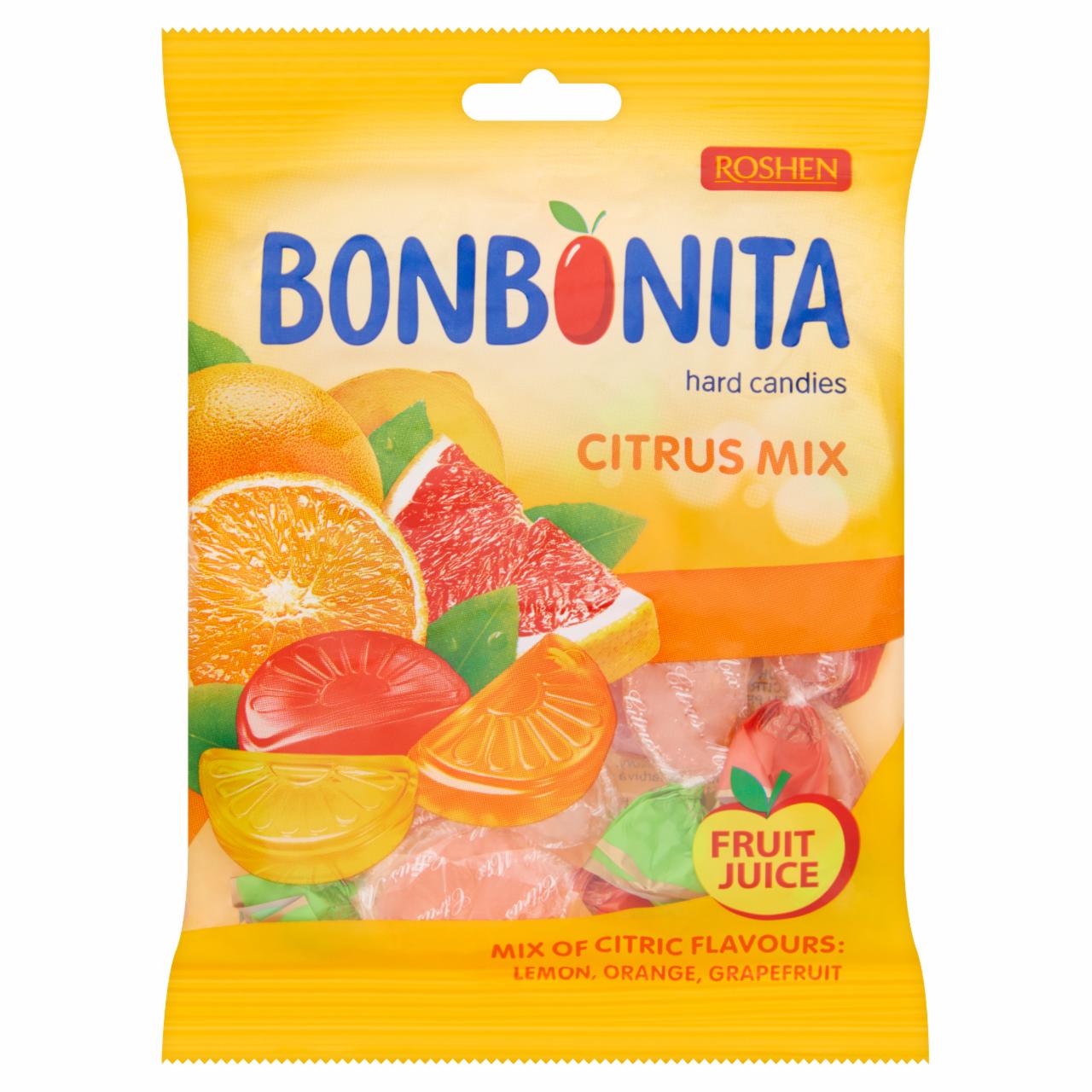 Képek - Roshen Bonbonita vegyes citrusgyümölcs ízű cukorka 80 g