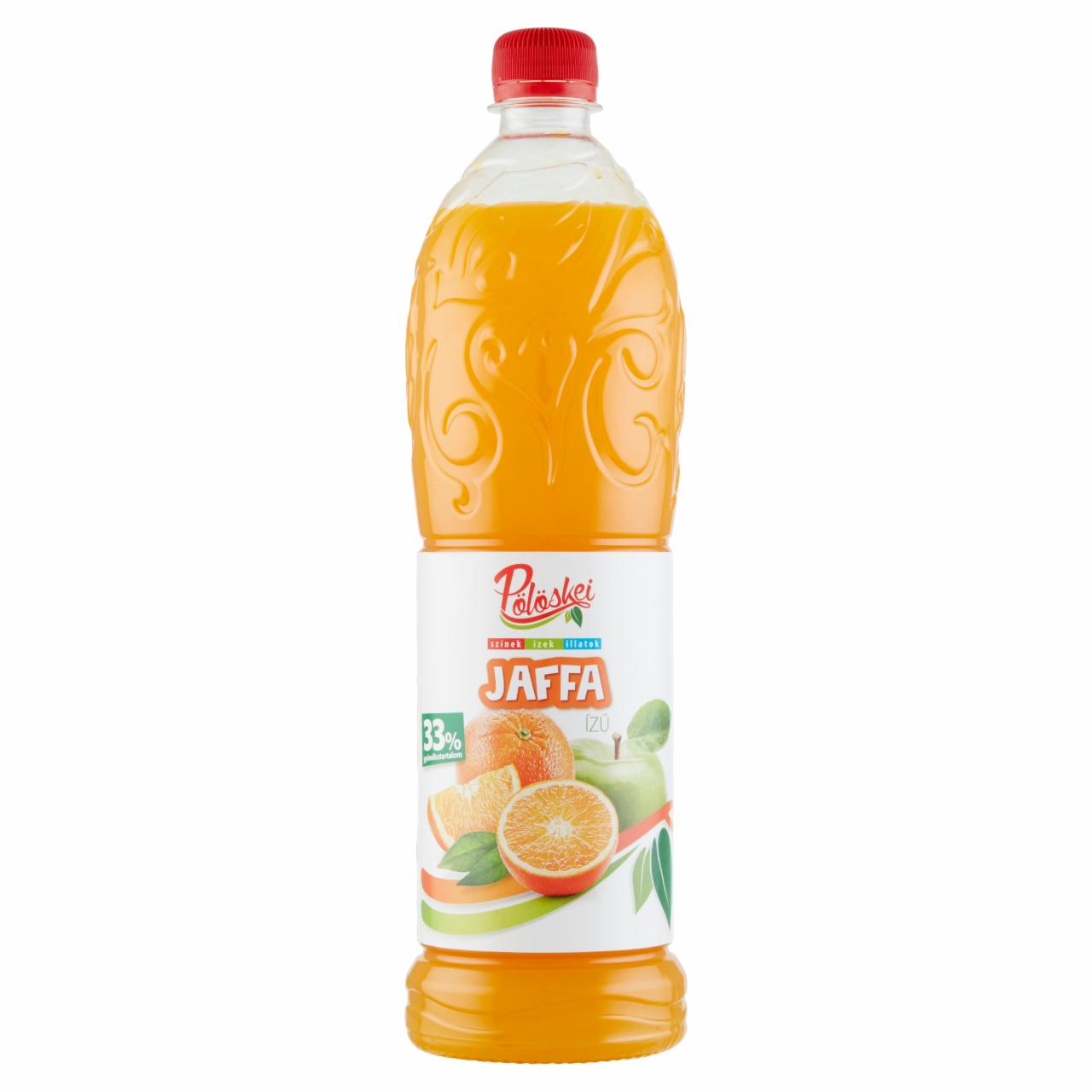Képek - Pölöskei Jaffa narancs ízű vegyes gyümölcsszörp cukorral és édesítőszerrel 1 l