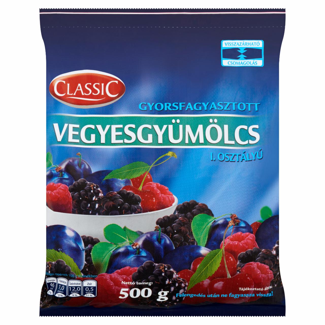 Képek - Classic gyorsfagyasztott vegyesgyümölcs 500 g