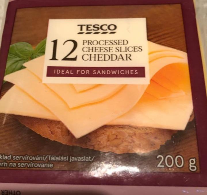 Képek - Szeletelt sajt, cheddar Tesco