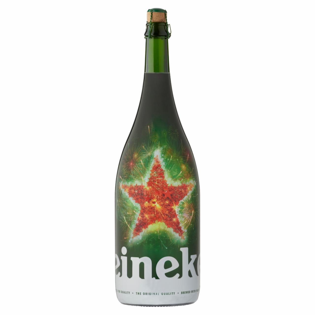 Képek - Heineken minőségi világos sör 5% 1,5 l ünnepi limitált kiadású üveg