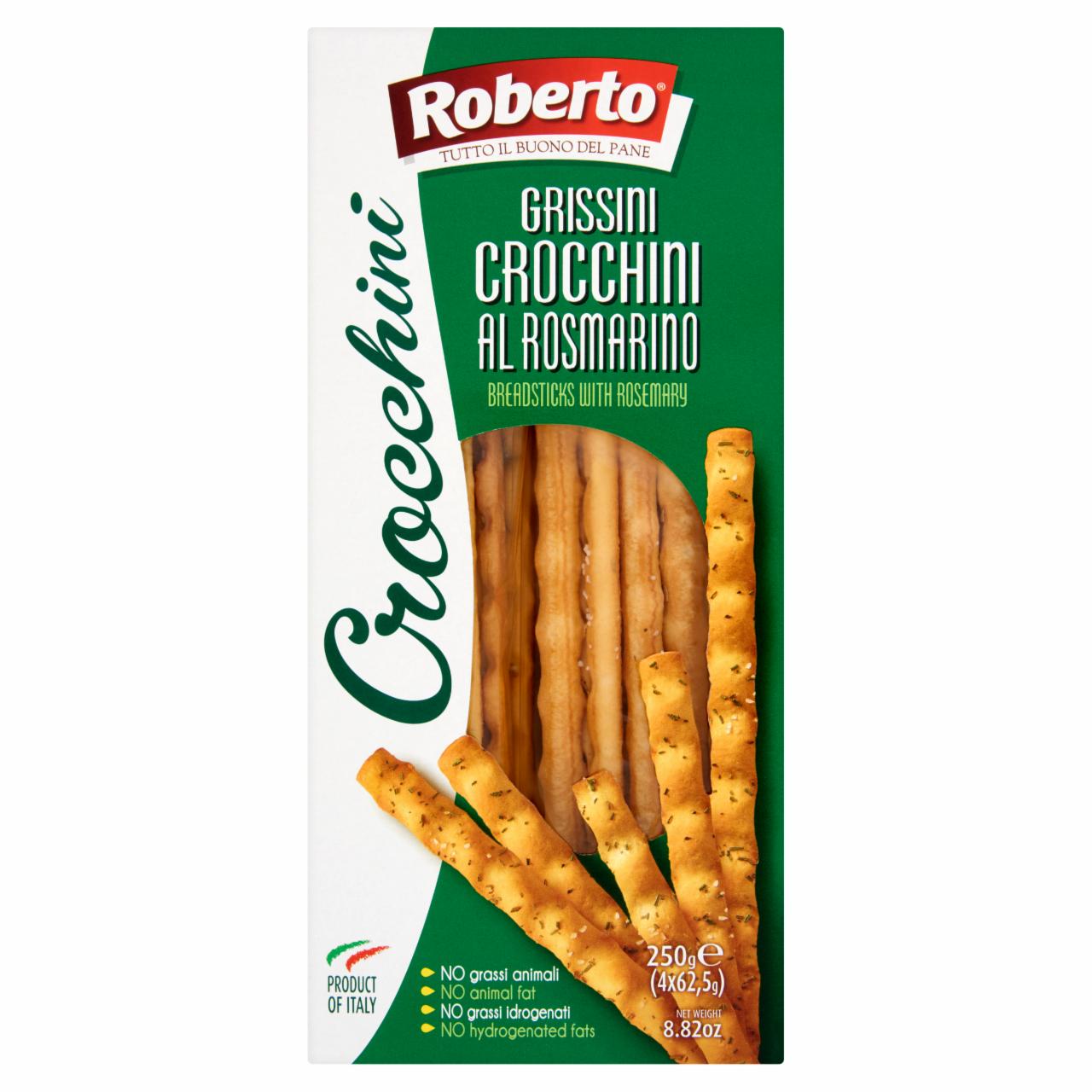 Képek - Crocchini kenyérrudak pálmaolajjal és rozmaringgal Roberto