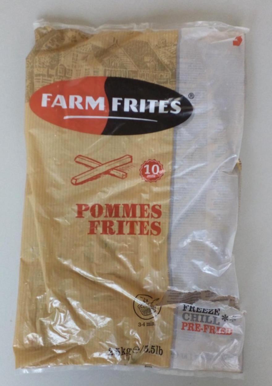 Képek - Elősütött gyorsfagyasztott félkész hasábburgonya Farm Frites