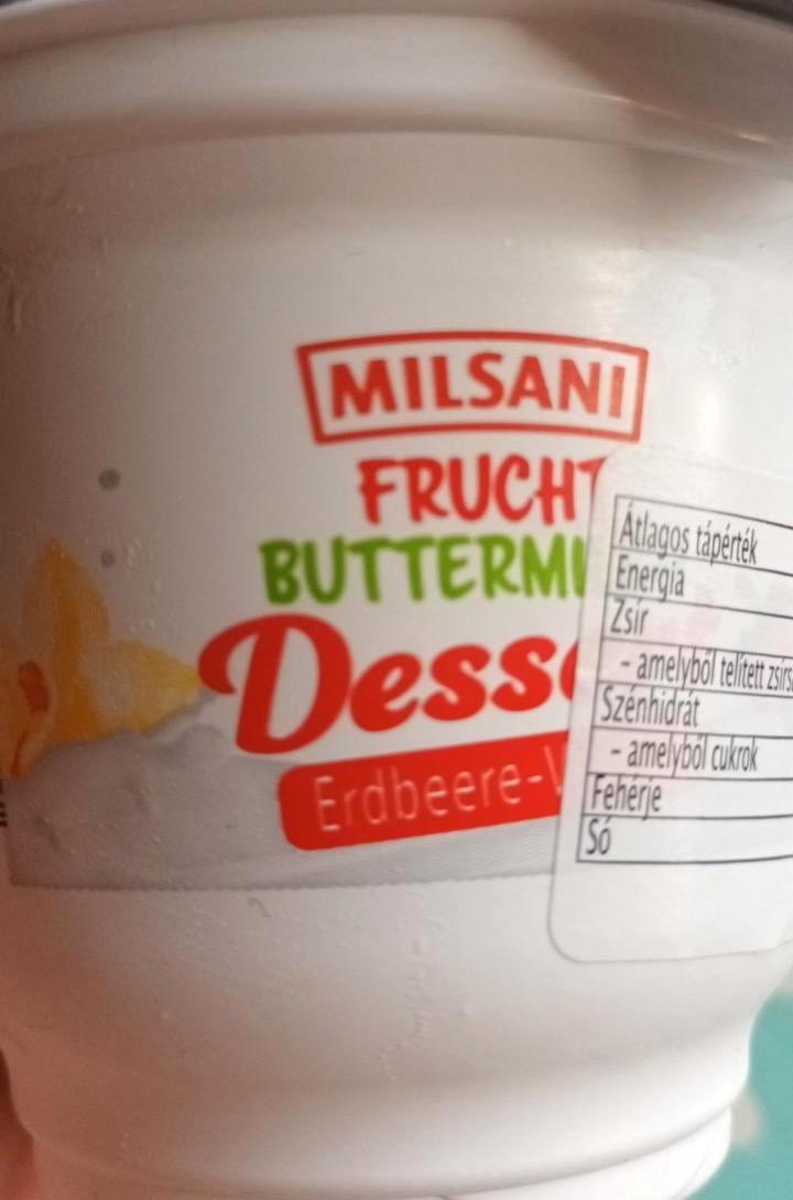 Képek - Frucht buttermilch dessert Epres-vaníliás Milsani