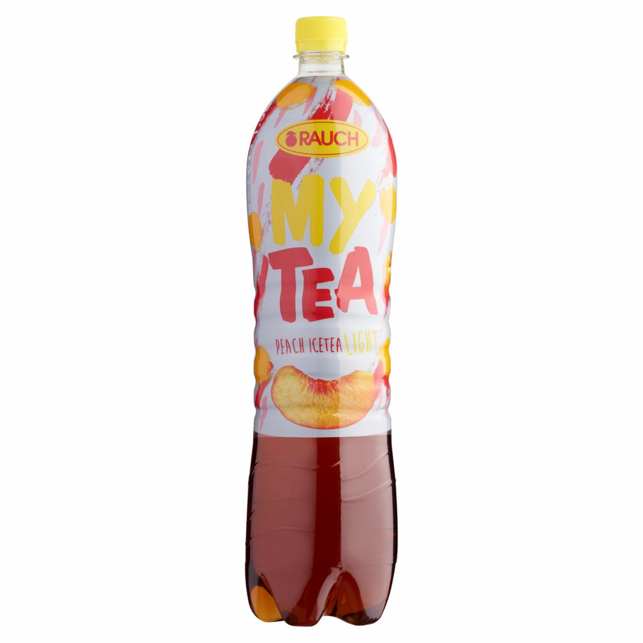 Képek - Rauch My Tea Ice Tea Light őszibarackos üdítőital fekete teából cukorral és édesítőszerekkel 1,5 l