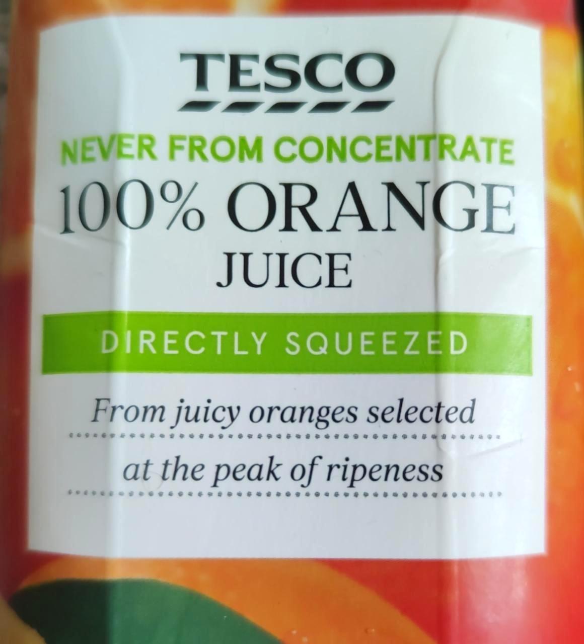 Képek - 100% narancslé Tesco