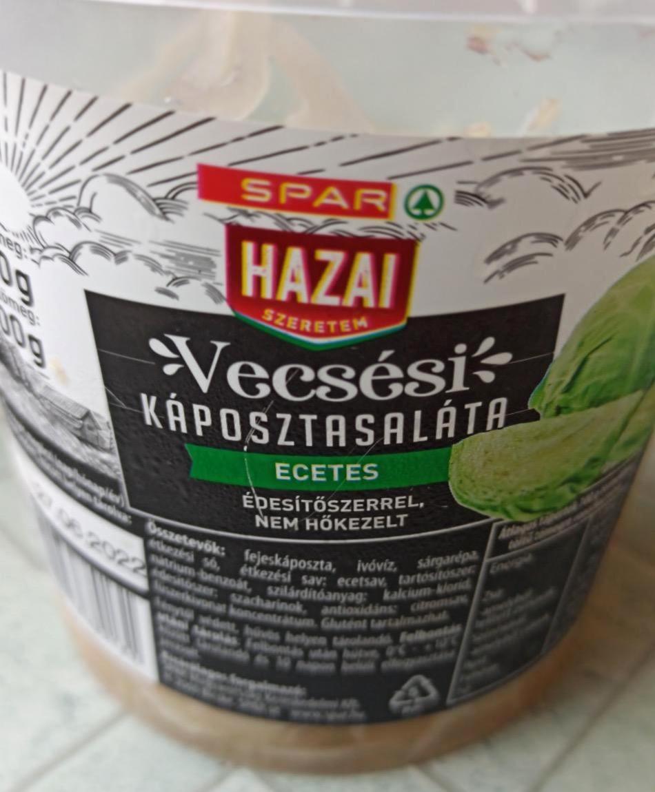 Képek - Vecsési káposztasaláta ecetes Spar