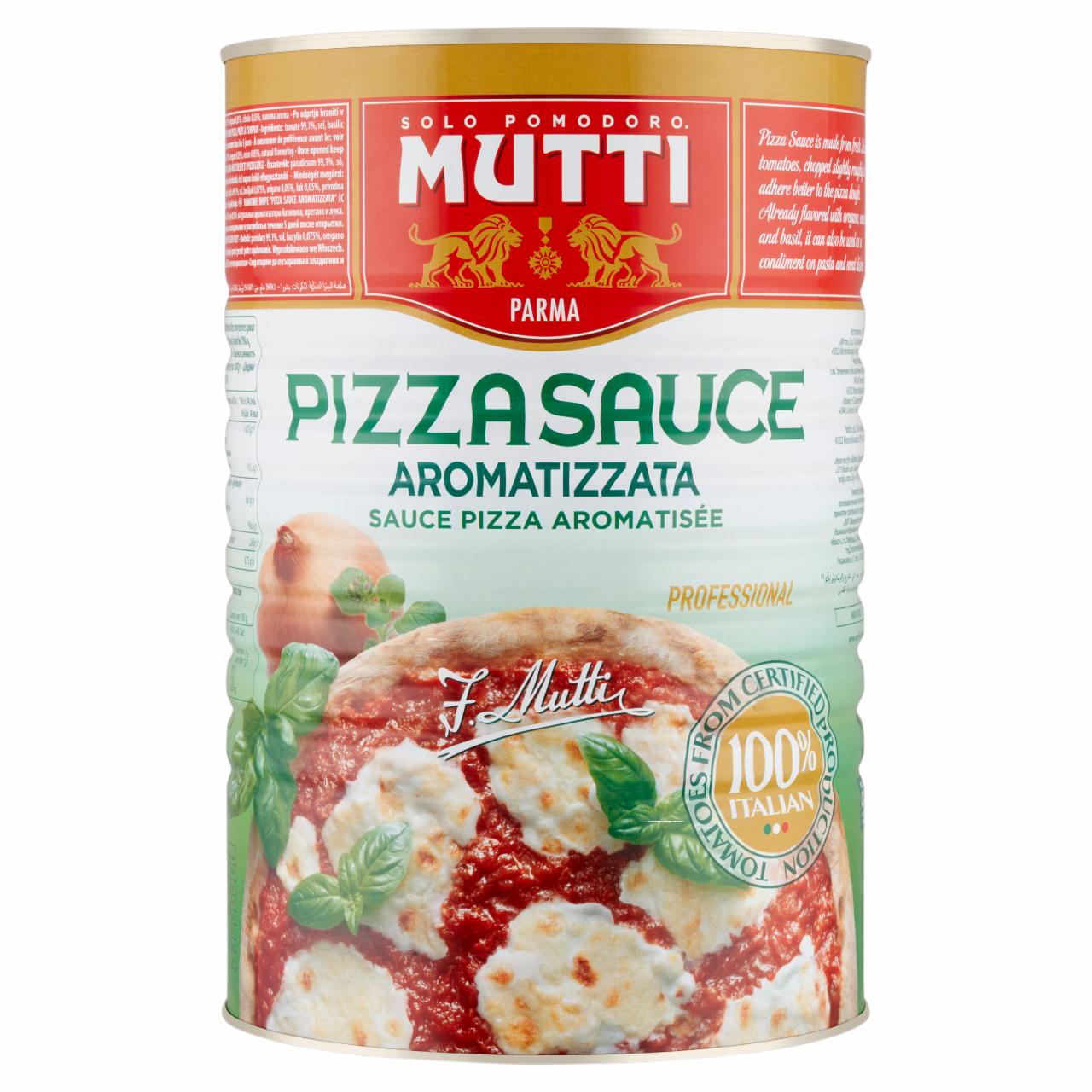 Képek - Mutti tálalásra kész ízesített pizzaszósz 4100 g