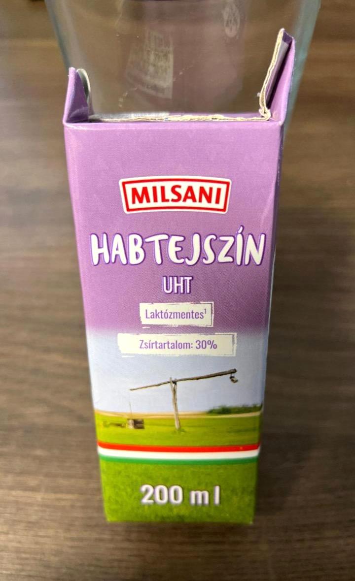 Képek - Laktózmentes habtejszín 30% Milsani