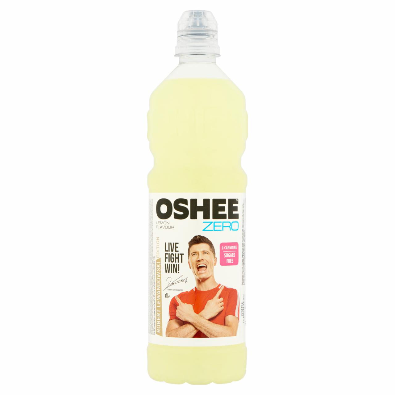 Képek - Oshee Zero szénsavmentes citrom ízesítésű ital hozzáadott vitaminokkal és L-karnitinnel 0,75 l