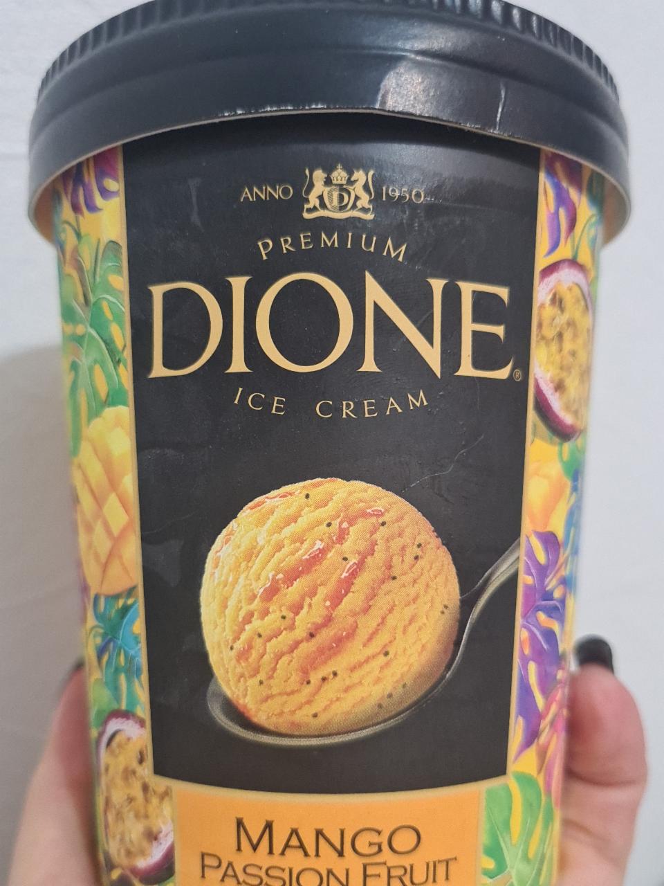 Képek - Mangós-passiógyümölcsös-chia magos jégkrém Dione