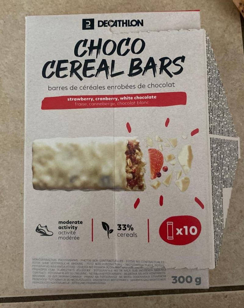 Képek - Choco cereal bar Strawberry & Cranberry Decathlon