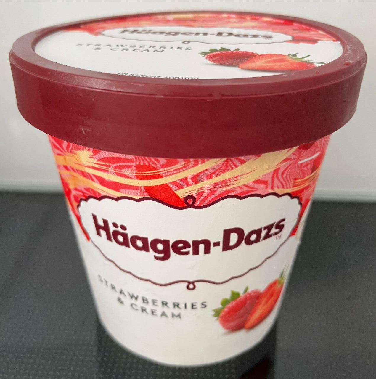 Képek - Epres tejszínes ízű jégkrém Häagen-Dazs
