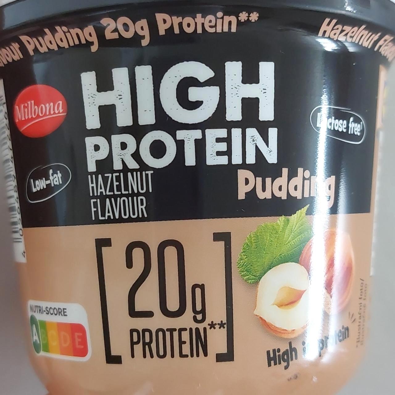 Képek - High protein pudding Hazelnut Milbona