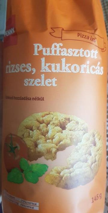 Képek - Puffasztott rizses kukoricás szelet pizza ízű Penny