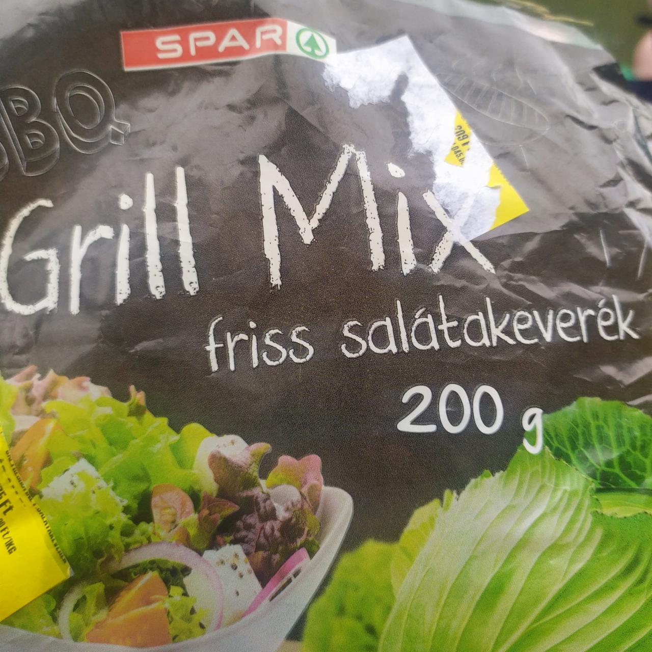Képek - BBQ Grill Mix friss salátakeverék Spar